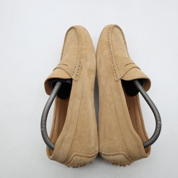 Jack Erwin Parker Penny Driving Loafers Men\'s Size 9 Classic Shoes Beige Suede main image 5